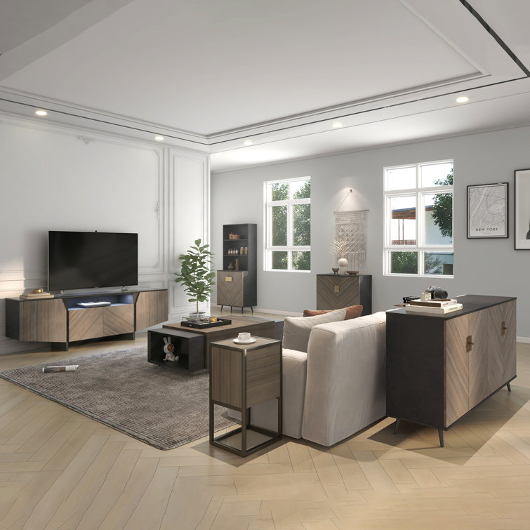 Healthomse 5 Piece Living Room Table Set Wayfair Canada